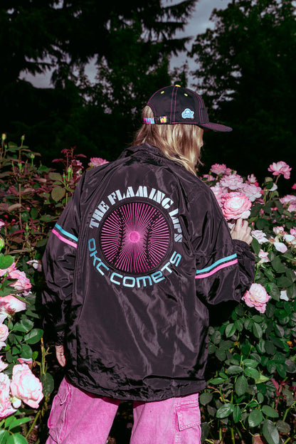 [ The Flaming Lips x Oklahoma City Comets ] Pink Robot Astro Coach Jacket - Official League
