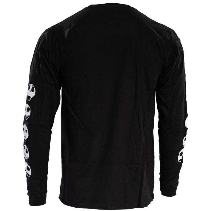 The Nightmare Before Christmas Moon Long Sleeve Adult Unisex Shirt Black - TVStoreOnline