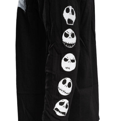 The Nightmare Before Christmas Moon Long Sleeve Adult Unisex Shirt Black - TVStoreOnline