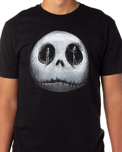 The Nightmare Before Christmas Shirt Men's Jack Sally in Skeleton Eyes T-Shirt - TVStoreOnline