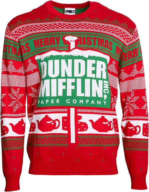 The Office Dunder Mifflin Adult Unisex Ugly Christmas Sweater - TVStoreOnline