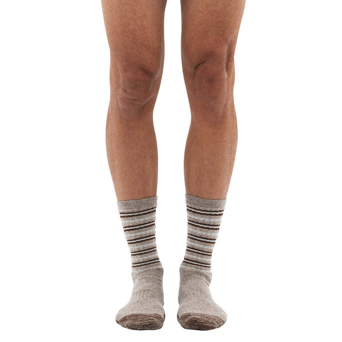 Therapeutic Comfort Wool Striper Crew Sock