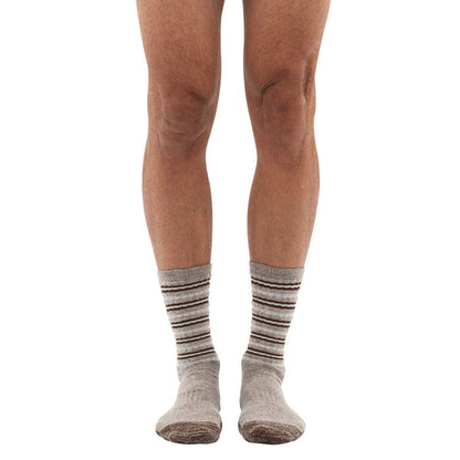 Therapeutic Comfort Wool Striper Crew Sock