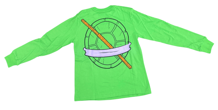 TMNT Donatello Halloween Cosplay Costume Youth Long Sleeve T-Shirt - TVStoreOnline