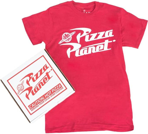 Toy Story Pizza Planet Shirt and Delivery Box Unisex Halloween Cosplay Costume Set - TVStoreOnline