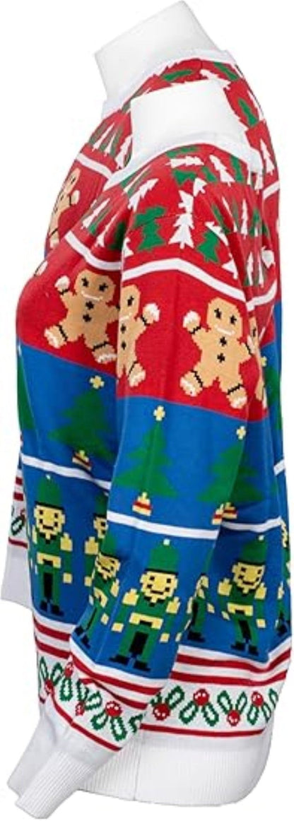 Two Person/Couples Adult Funny Ugly Christmas Sweater Costume - TVStoreOnline