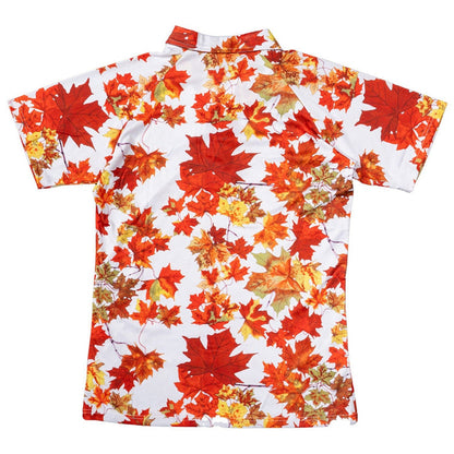 Tyler Durden Maple Leaf Button Up Shirt Adult Halloween Costume Cosplay Shirt - TVStoreOnline