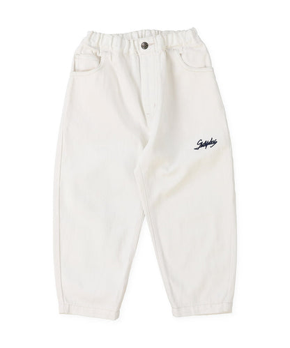 Uneven Denim HAMBURGER Paint Cocoon Pants