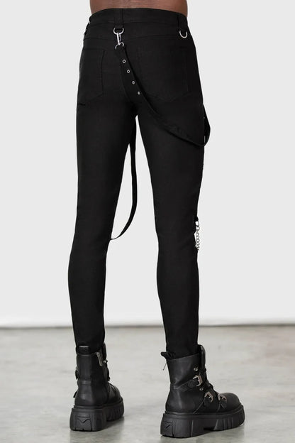 model showing back of pants