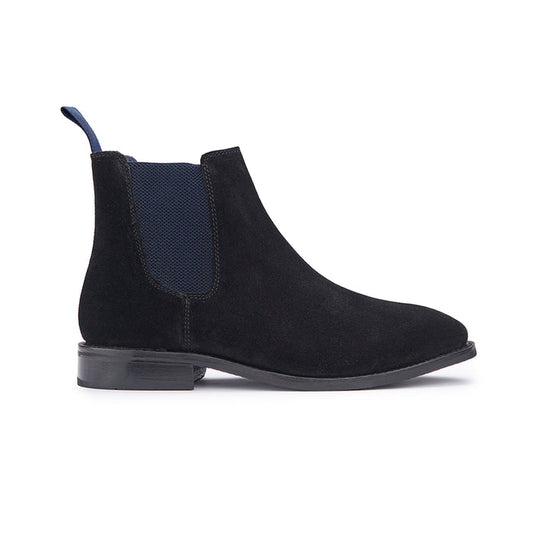 Vanguard Chelsea Boot - Black Suede