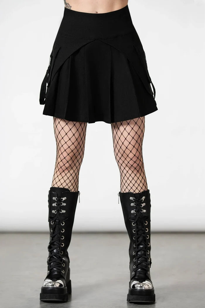model showing front of skirt