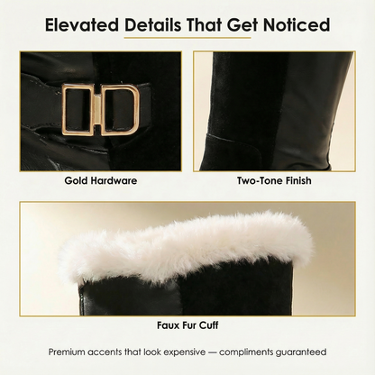 Velara Fleece Lined Knee High Winter Boots