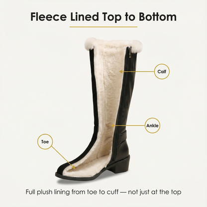 Velara Fleece Lined Knee High Winter Boots