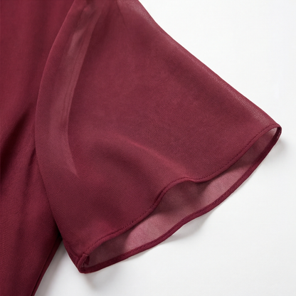 Velara – Women's Gathered Twist-Waist Dress
