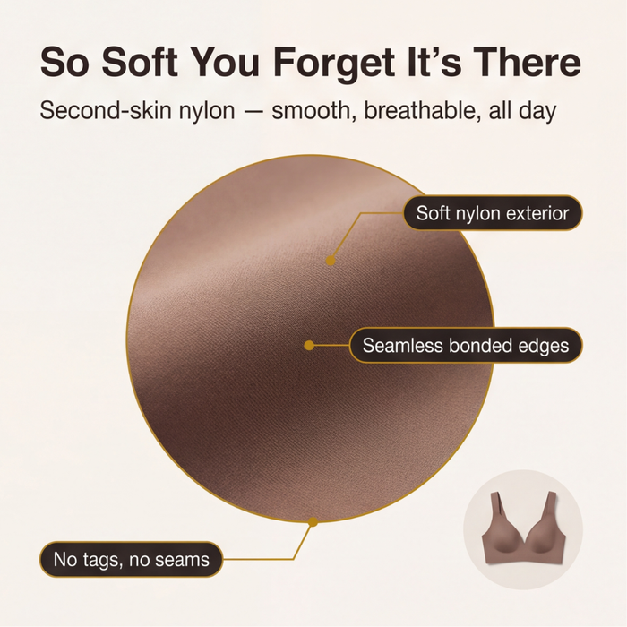 Veluna – Seamless Deep V Wireless Lift Bra