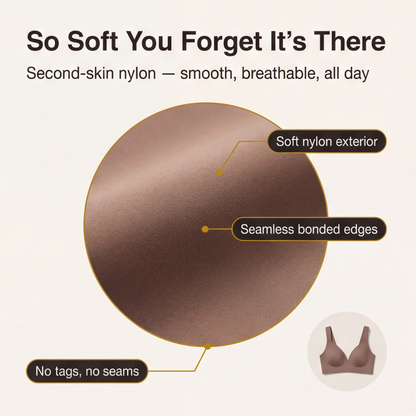 Veluna – Seamless Deep V Wireless Lift Bra