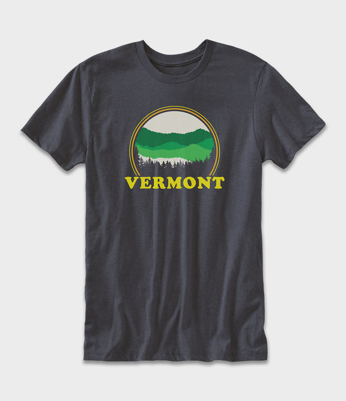 Vermont Green Mountains Graphic T-Shirt