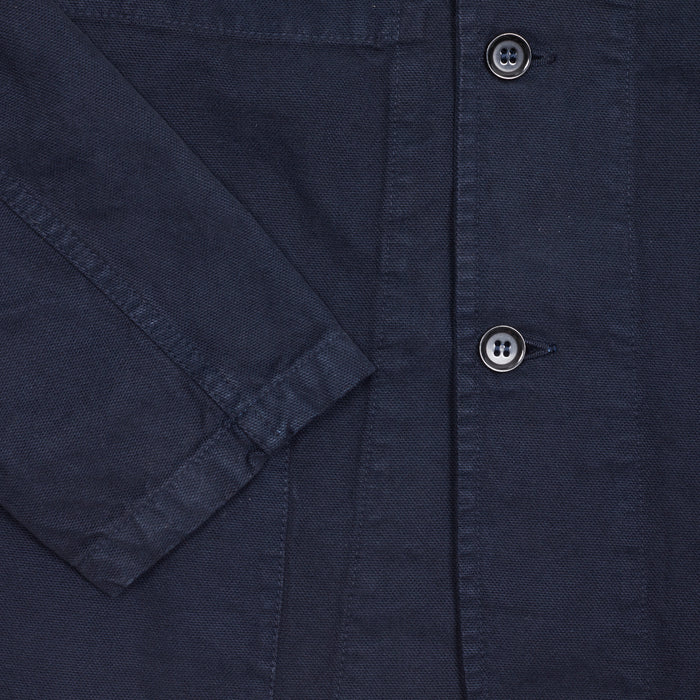 Vetra 2P55/24 Brushed Canvas Cotton Blazer in Navy
