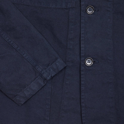 Vetra 2P55/24 Brushed Canvas Cotton Blazer in Navy