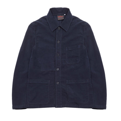 Vetra 3Z55/5 Suede Workwear Jacket in Navy