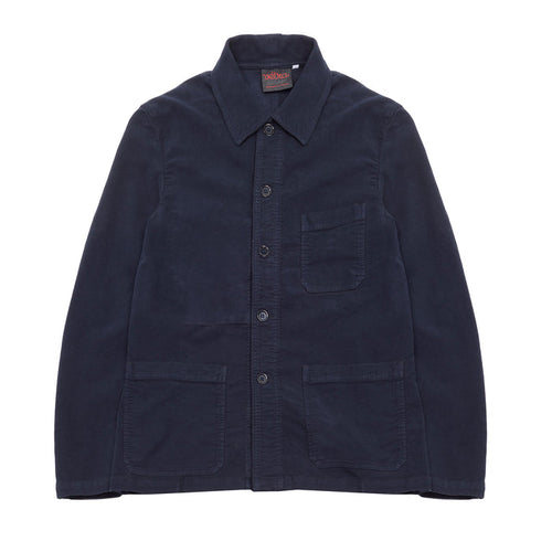 Vetra 3Z55/5 Suede Workwear Jacket in Navy