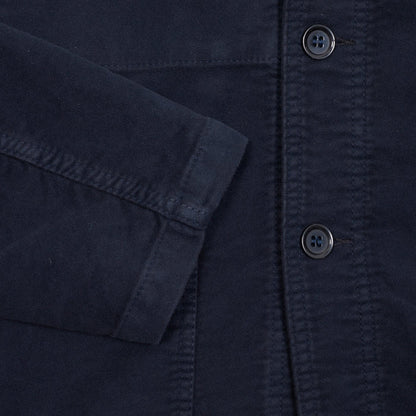 Vetra 3Z55/5 Suede Workwear Jacket in Navy
