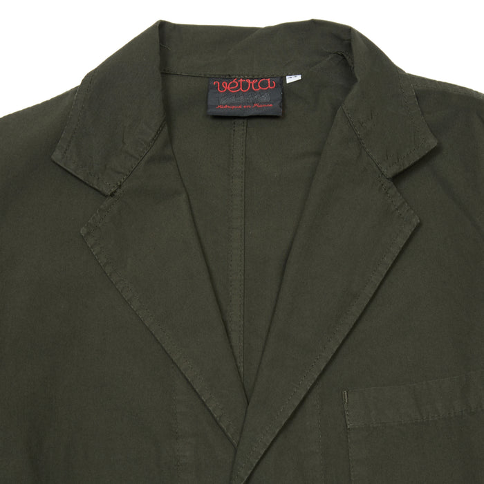 Vetra 5N97/14 Workwear Short Blazer in Dark Khaki