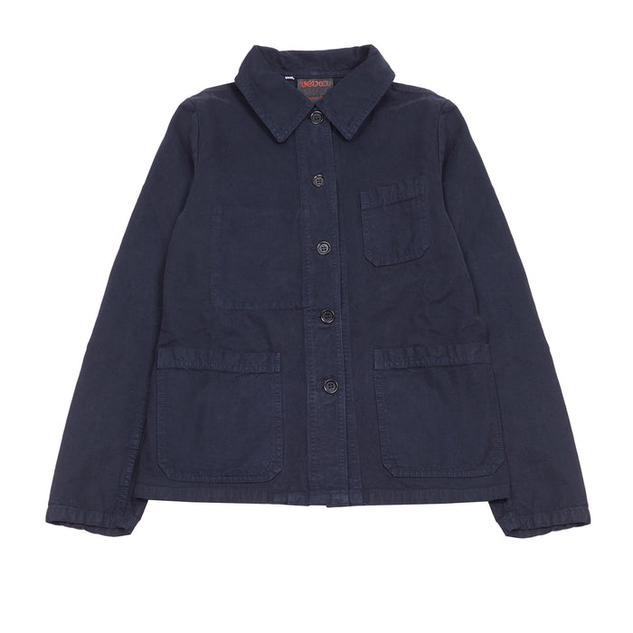 Vetra Women's 2P55/4F Brushed Canvas Cotton Jacket in Navy