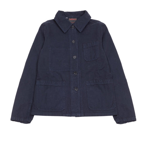 Vetra Women's 2P55/4F Brushed Canvas Cotton Jacket in Navy