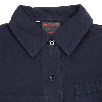 Vetra Women's 2P55/4F Brushed Canvas Cotton Jacket in Navy