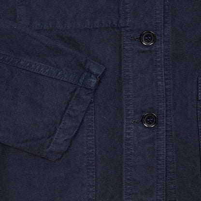 Vetra Women's 2P55/4F Brushed Canvas Cotton Jacket in Navy