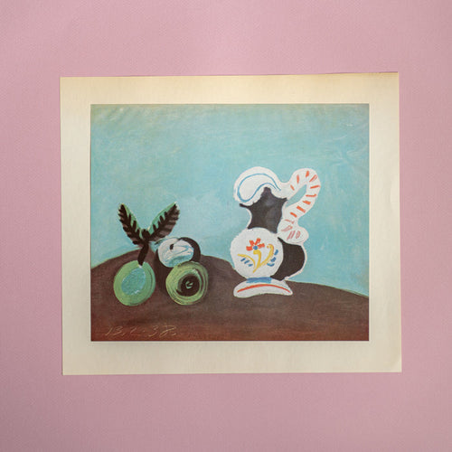 Vintage 1950 Picasso “Still Life” Lithograph Art Print