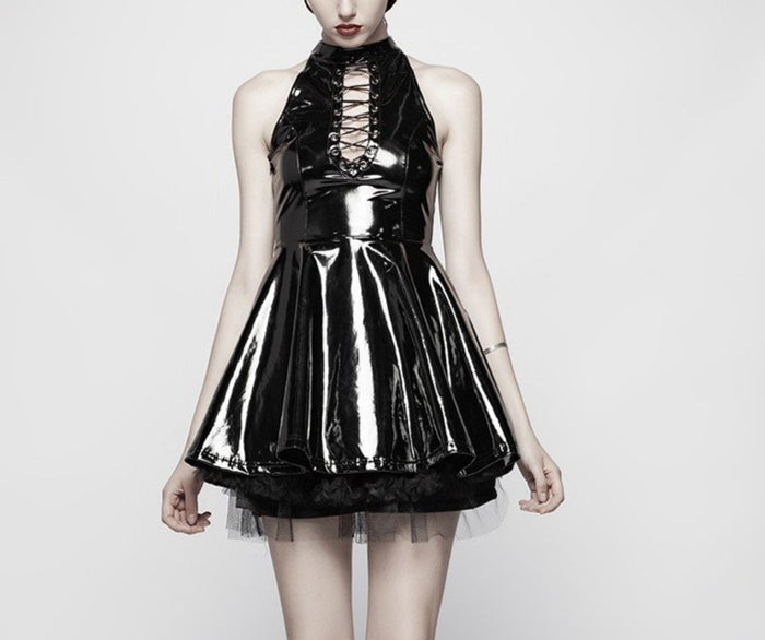 model showing front of dress
