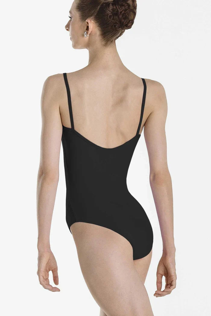 Wear Moi Abbie Pinch Front Camisole Leotard, Dark Grey ABB