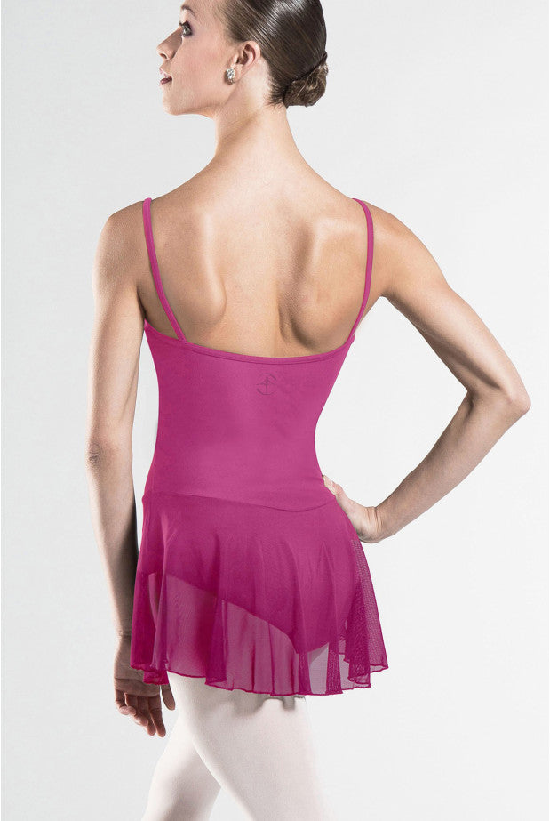 Wear Moi Bagatelle Skirted Camisole Leotard, Fushia BAG