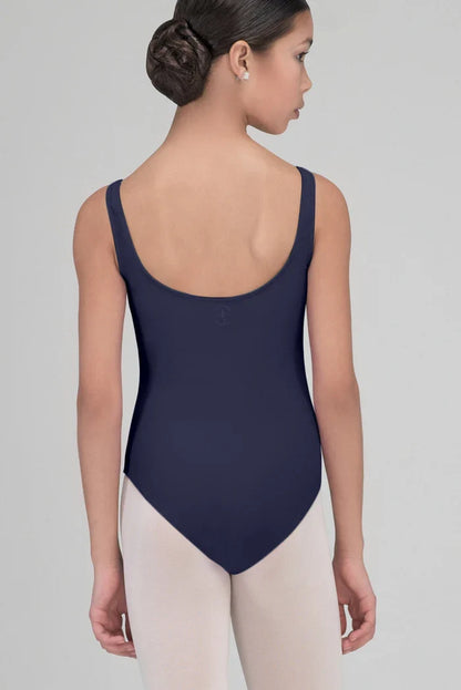 Wear Moi Faustine Pinch Front Tank Leotard, Navy FAUC