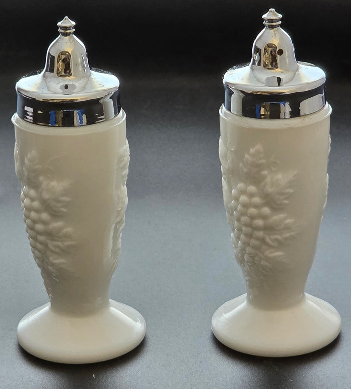 Wesmoreland Milk Glass salt and pepper