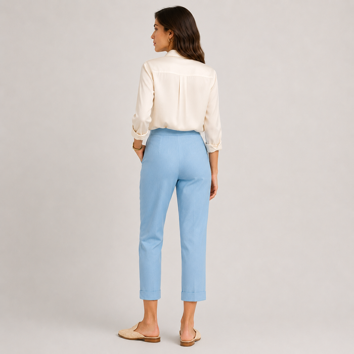 Women's Premium Wide Leg Pants Comfortable Relaxed Fit 4