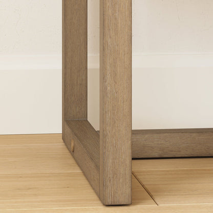 Wood Modern Farmhouse Nightstand with Drawer - Nathan James