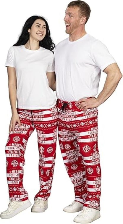 Ya Filthy Animal Holiday Season Adult Unisex Sleep Lounge Pajama Pants - TVStoreOnline
