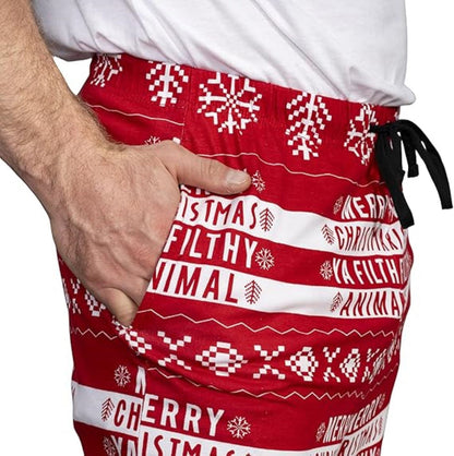 Ya Filthy Animal Holiday Season Adult Unisex Sleep Lounge Pajama Pants - TVStoreOnline