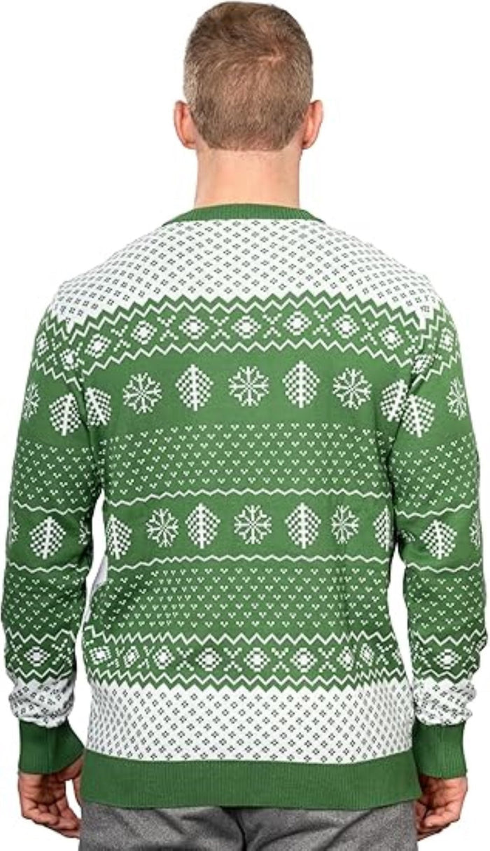 Ya Filthy Animal Quote Adult Unisex Ugly Christmas Sweater (Green) - TVStoreOnline